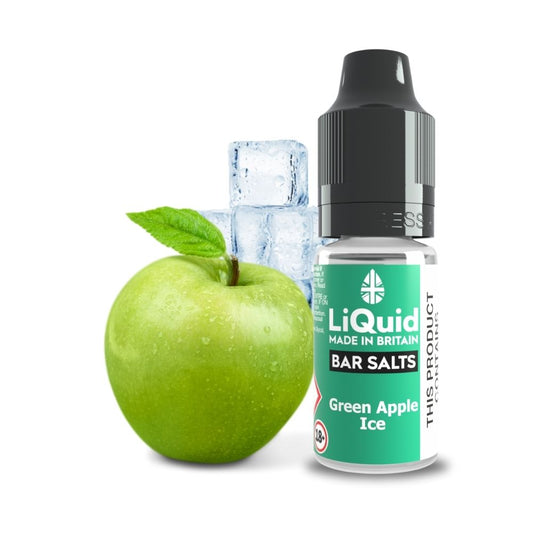 
Green Apple Ice Bar Salt Vape Juice Nic Salt