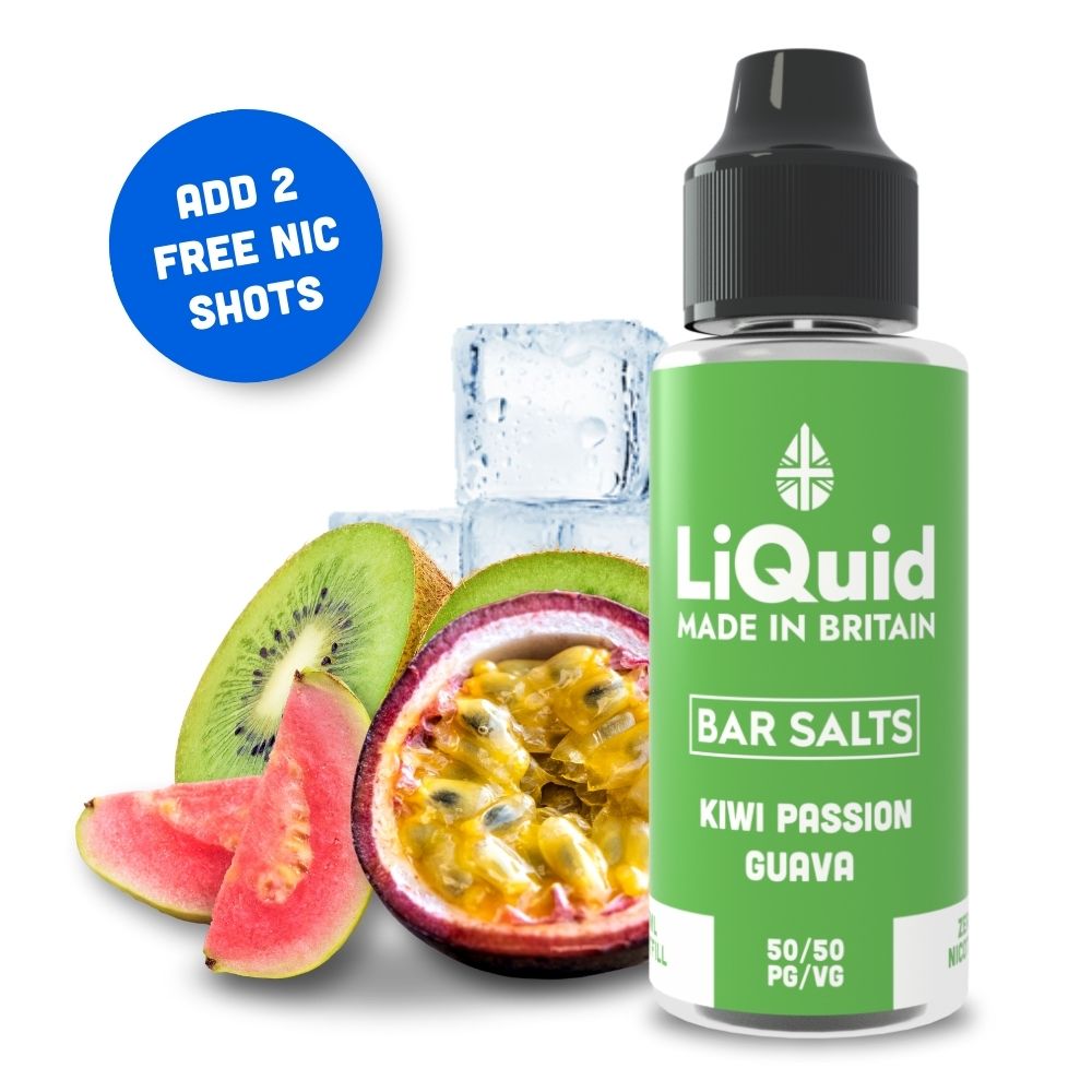 
Kiwi Passion Guava Shortfill e-Liquid Vape Juice