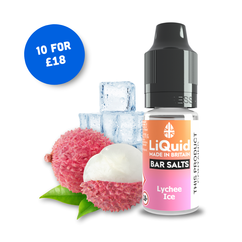 
Lychee Ice Bar Salt Vape Juice Nic Salt