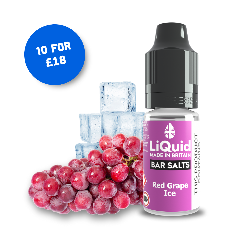 
Red Grape Ice Bar Salt Vape Juice Nic Salt
