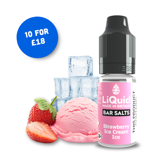 
Strawberry Ice Cream Ice Bar Salt Vape Juice Nic Salt