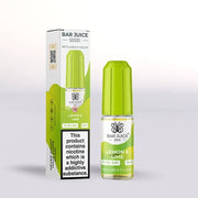 Bar Juice 5000 Lemon & Lime e-liquid 10mg nicotine salt 10ml bottle and packaging on a white background