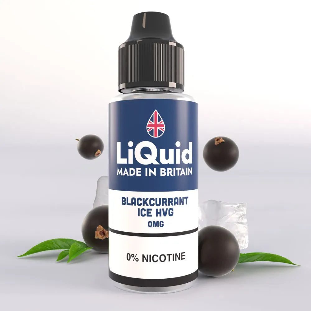 Blackcurrant Ice HVG 100ml Shortfill 0mg Nicotine Vape Juice