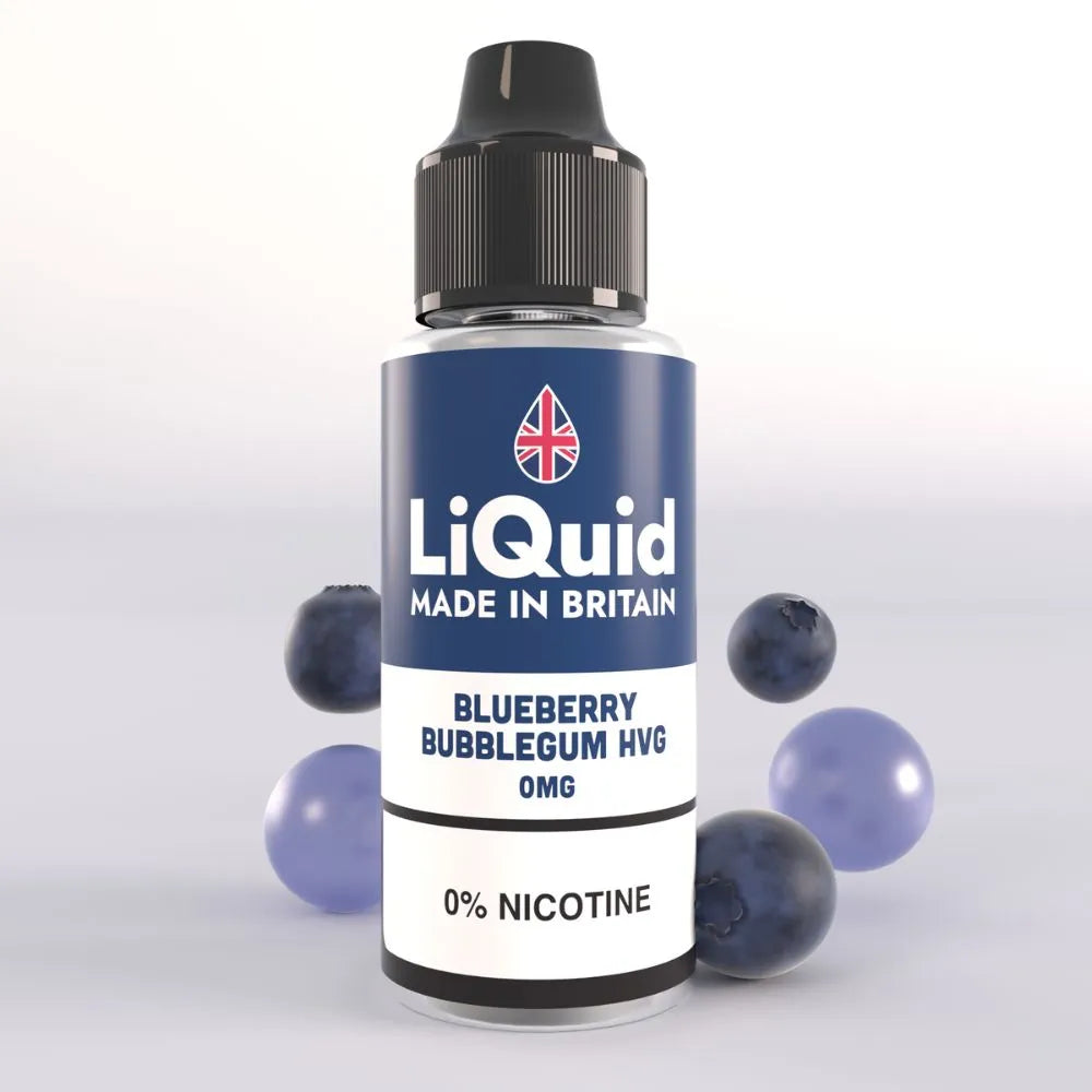 Blueberry Bubblegum HVG 100ml Shortfill 0mg Nicotine Vape Juice
