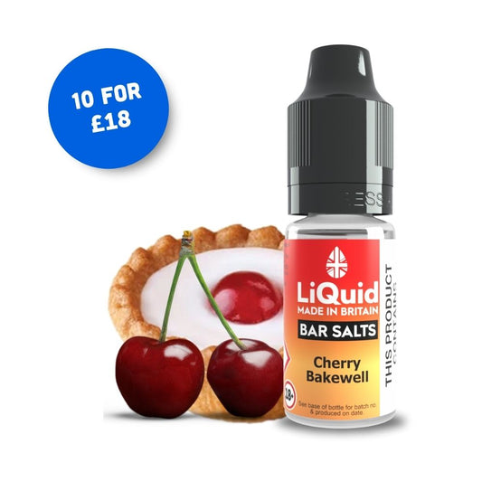 
Cherry Bakewell Dessert Nic Salt Bar Salt Vape Juice Online