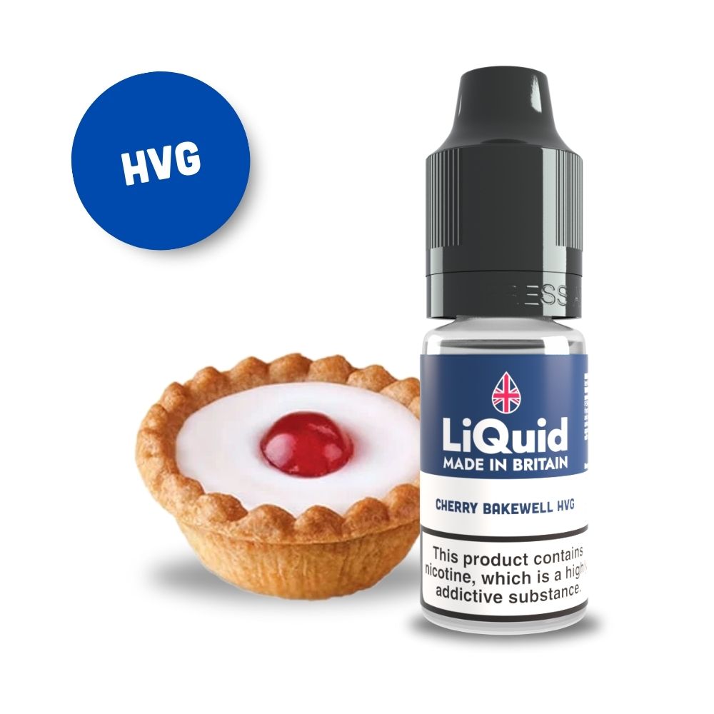 Cherry Bakewell UK Made Cheap £1 Vape Juice E-liquid