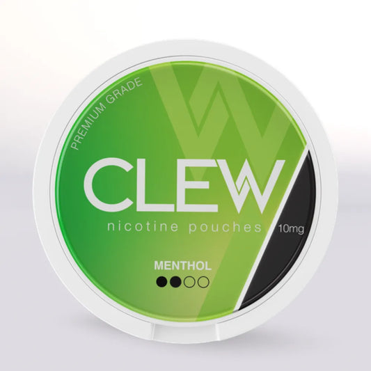 
Clew Menthol Nicotine Pouches 10mg