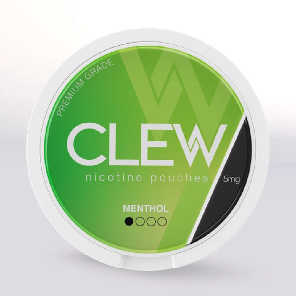 Clew Menthol Nicotine Pouches 5mg