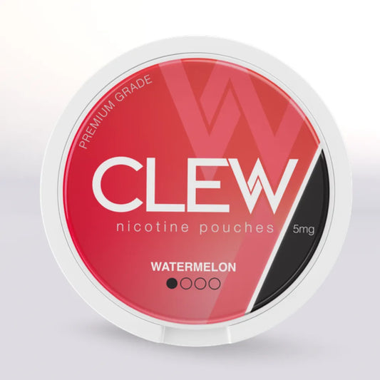 
Clew Watermelon Nicotine Pouches 5mg