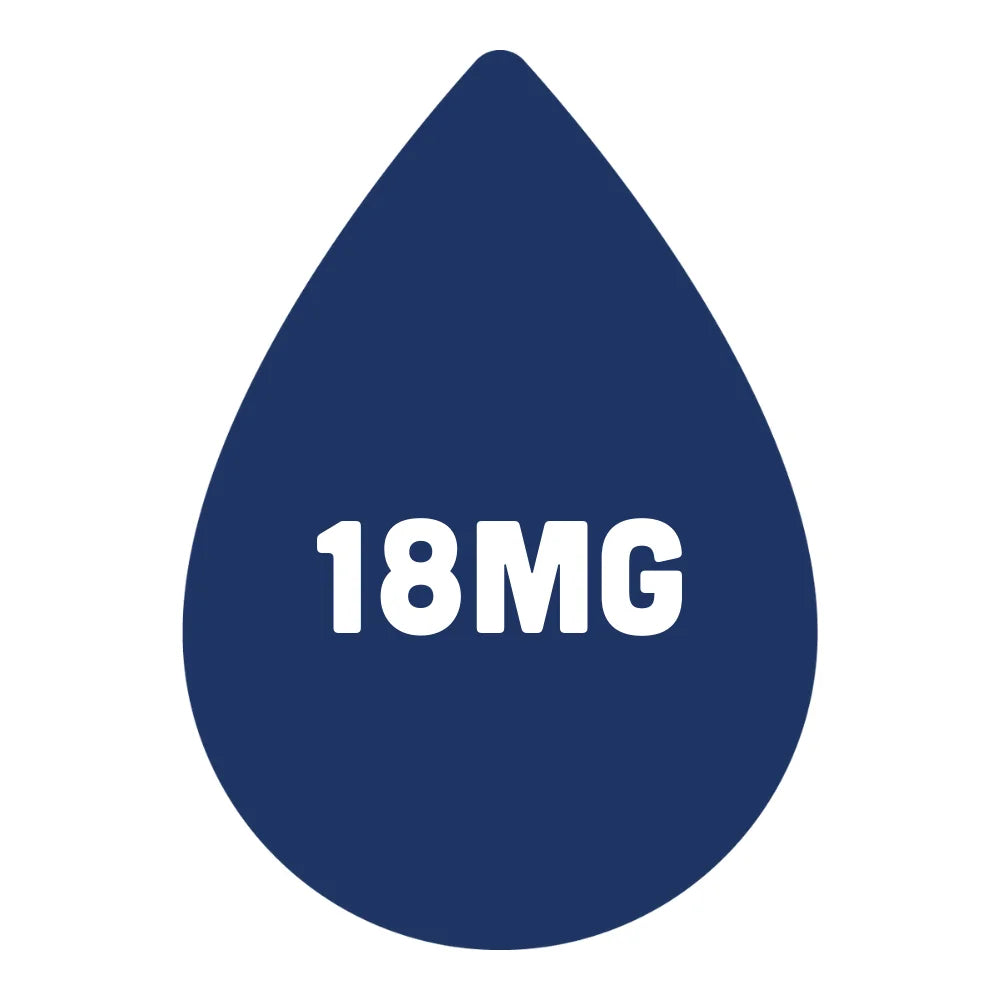 18mg e-liquid strength