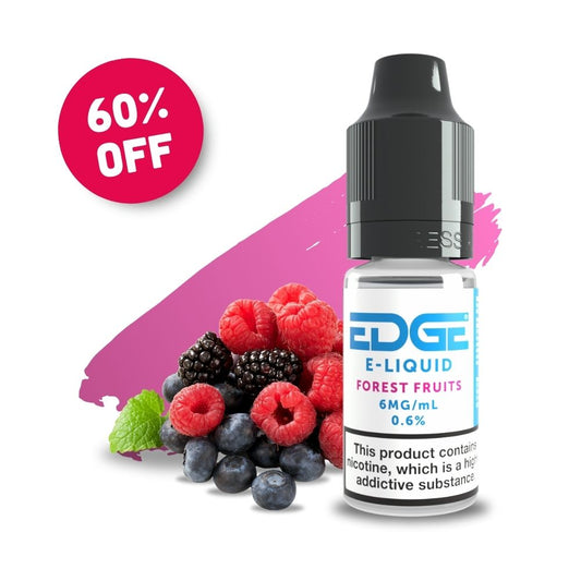 
60% discount on Edge E-Liquid - Forest Fruits flavour.