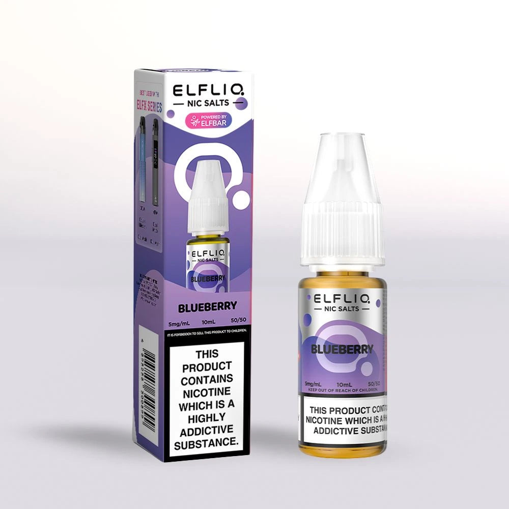 Elf Bar Elfliq Blueberry Nic Salt E-Liquid 10ml 5mg