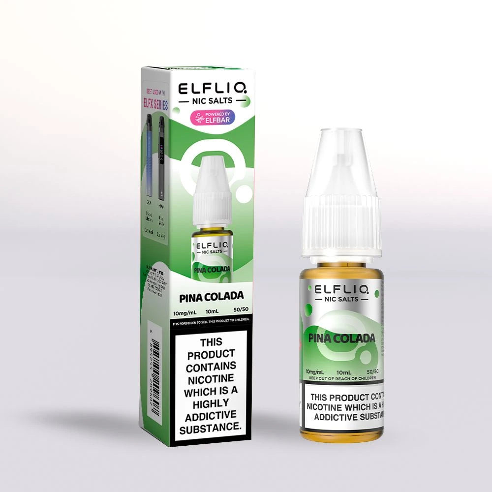Elf Bar Elfliq Pina Colada Nic Salt E-Liquid 10ml 10mg