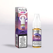Elfliq Pink Grapefruit 5mg nicotine salt e-liquid 10ml  bottle and packaging on a white background