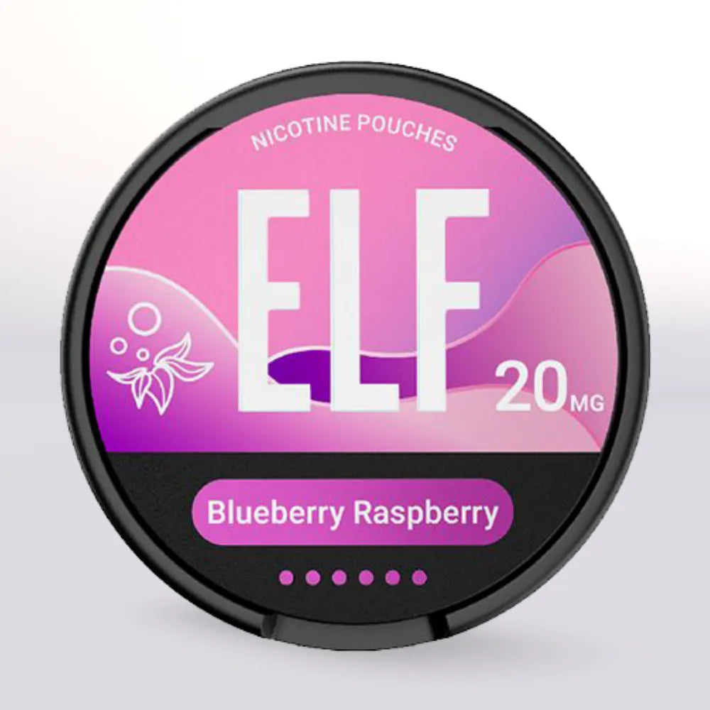 ELF Blueberry Raspberry Nicotine Pouches 20mg 