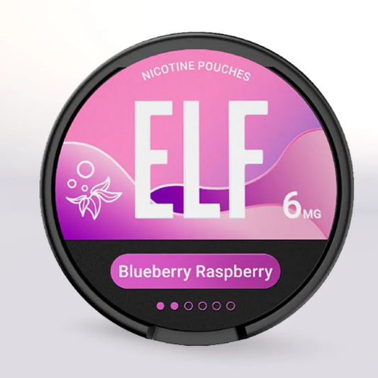 
ELF Blueberry Raspberry Nicotine Pouches 6mg