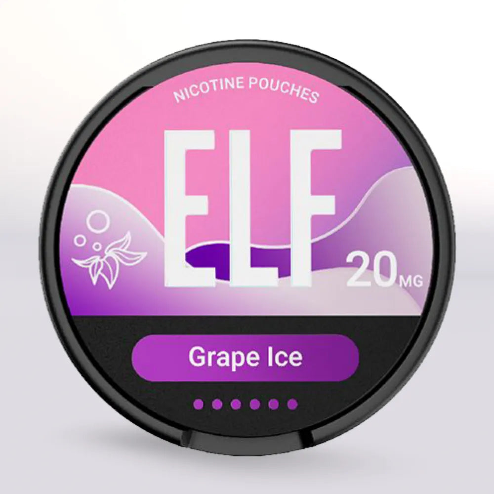 ELF Grape Ice Nicotine Pouches 20mg