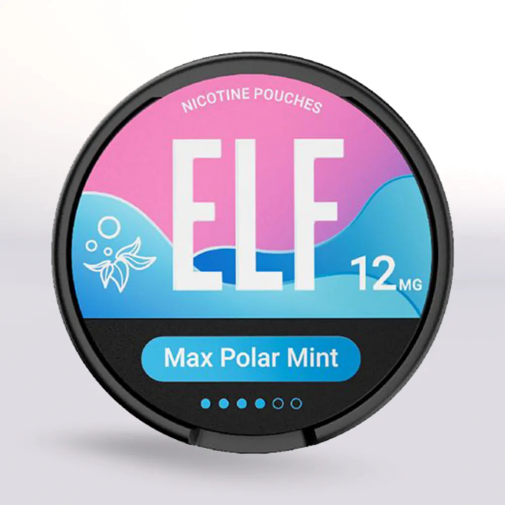 ELF Max Polar Mint Nicotine Pouches 12mg