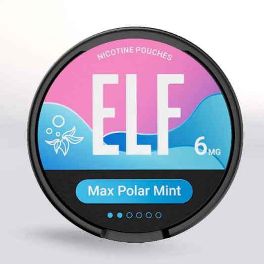 
ELF Max Polar Mint Nicotine Pouches 6mg
