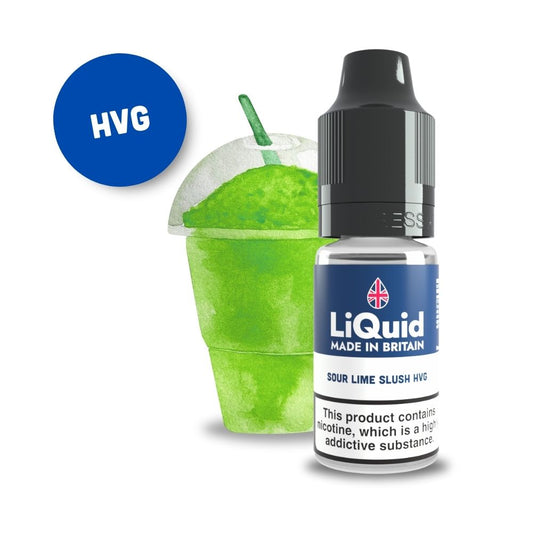 
Sour Lime Slush HVG Vape Juice E-Liquid