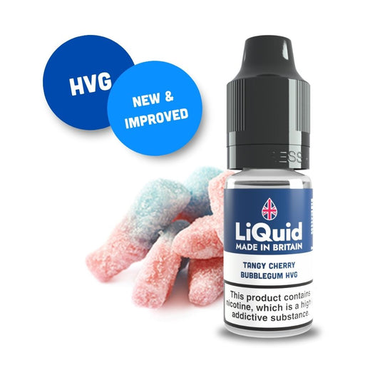 
Tangy Cherry Bubblegum HVG UK Made Cheap £1 Vape Juice E-liquid