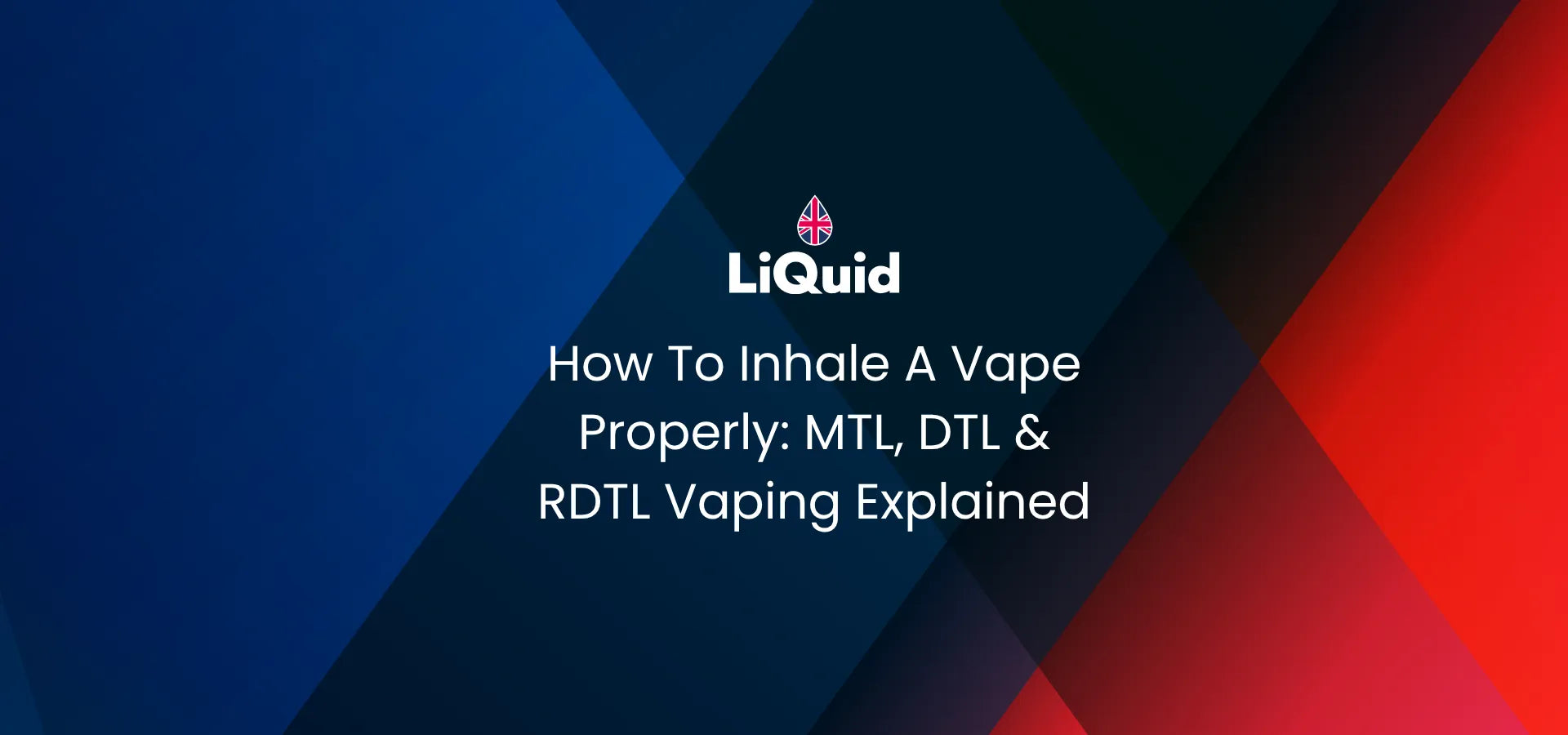 LiQuid header - How to inhale a vape properly