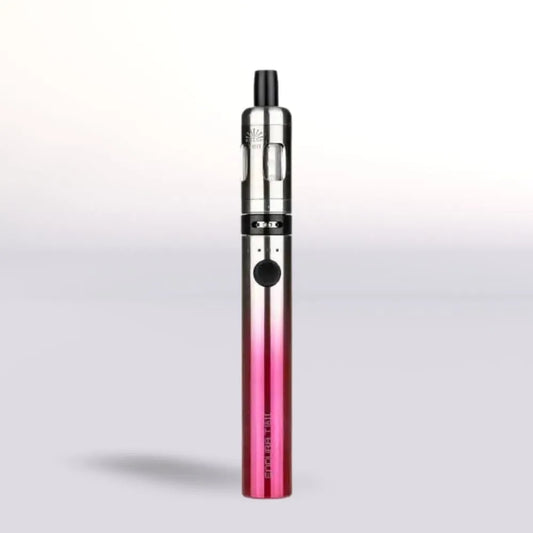 
Gradient pink to silver INNOKIN Endura T18 II Vape device on a white background