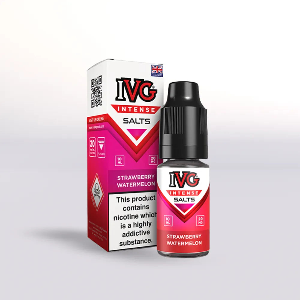 IVG Intense Salts Strawberry Watermelon Nicotine Salt Vape Juice - 20mg