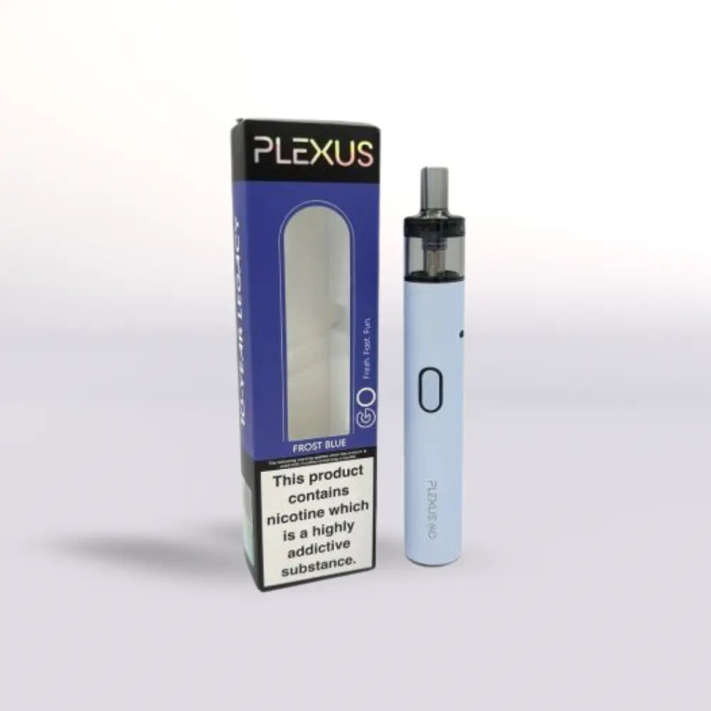 Innokin Plexus Go vape device and packaging on a white background