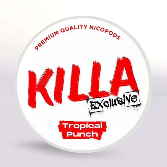 
Killa Exclusive Tropical Punch Nicotine Pouches 13.2mg
