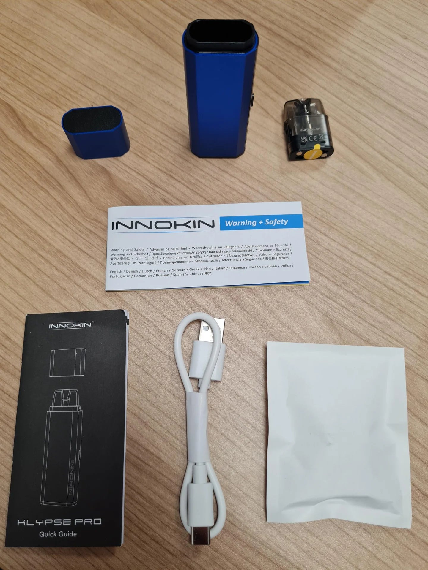 comment déverrouiller une cigarette électronique aspire Pod Klypse Innokin (700 mAh)