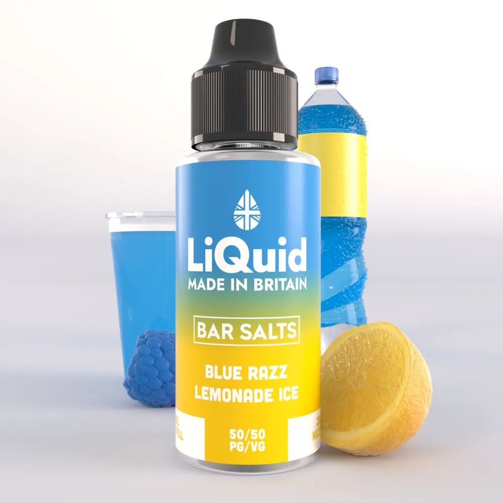 100ml Blue Razz Lemonade Bar Salt 50/50 Shortfill