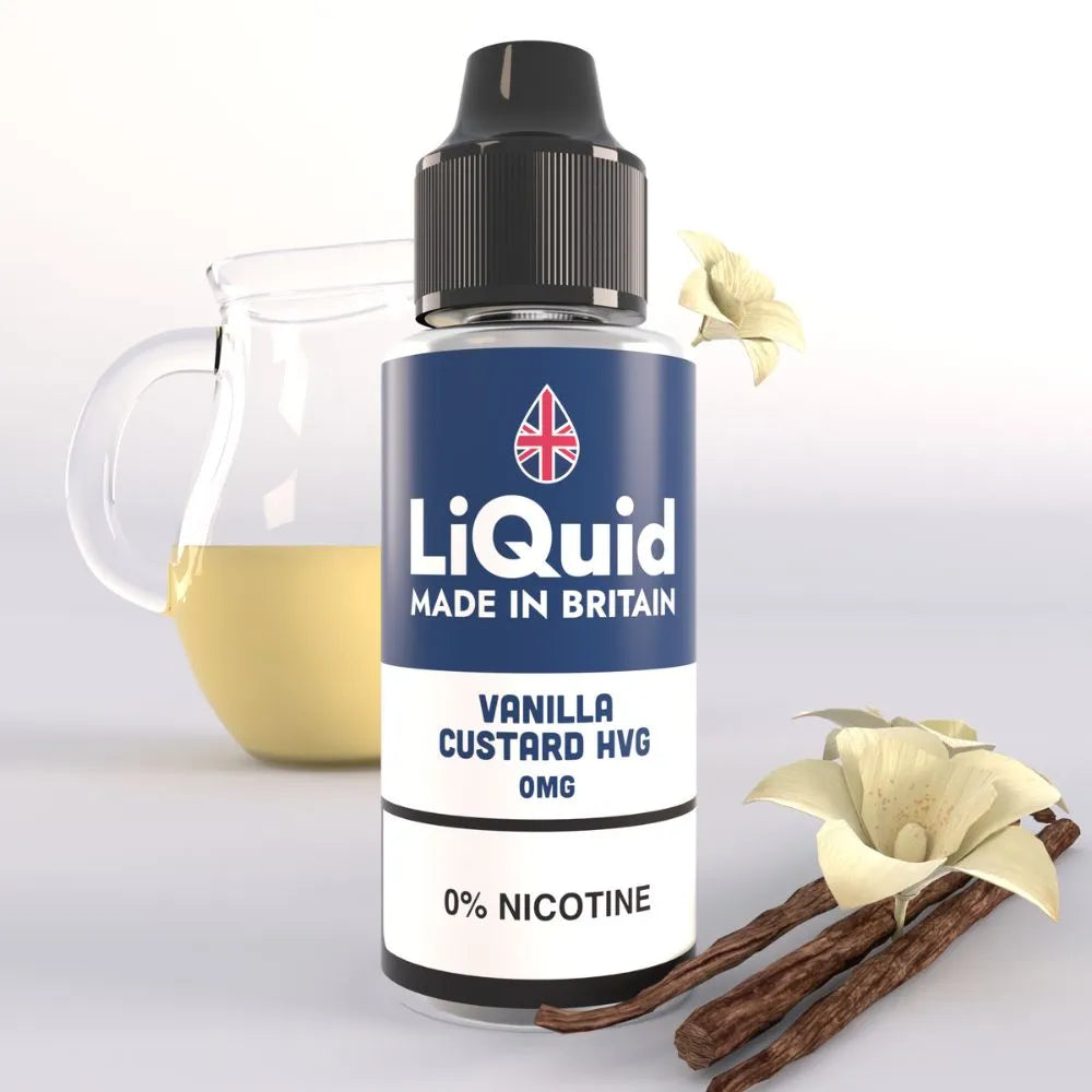 100ml Vanilla Custard HVG Shortfill