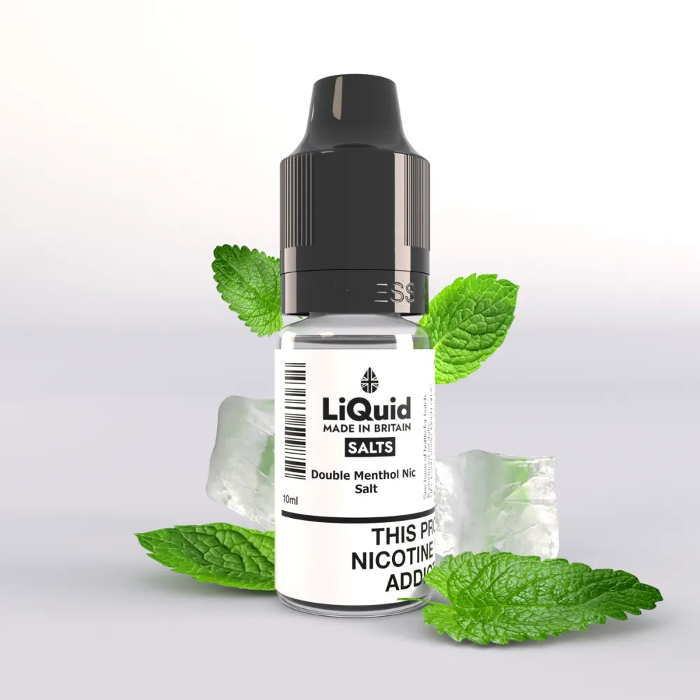 LiQuid Original Nicotine Salts Vape Juice 10ml - Double Menthol