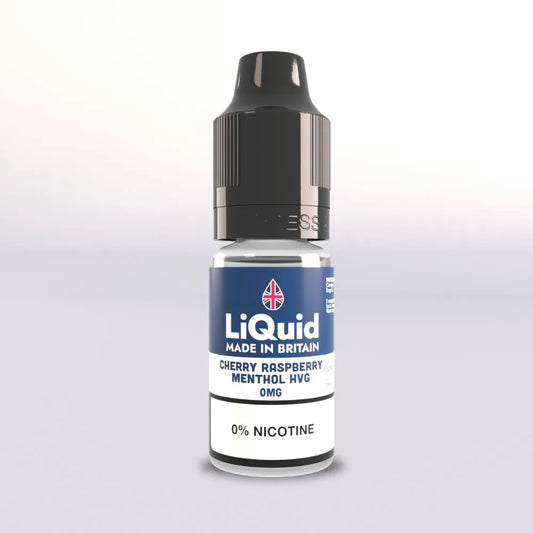 
Cherry, Raspberry & Menthol HVG Vape Juice LiQuid UK Made 0mg