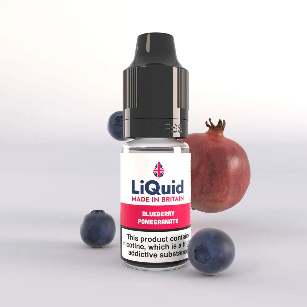 LiQuid Original £1 Freebase Blueberry Pomegranate No mg