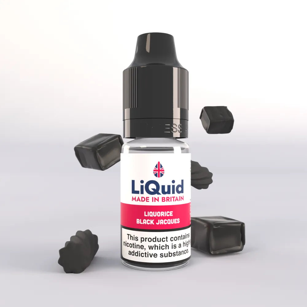 LiQuid Original £1 Freebase Vape Juice - Liquorice Black Jacques