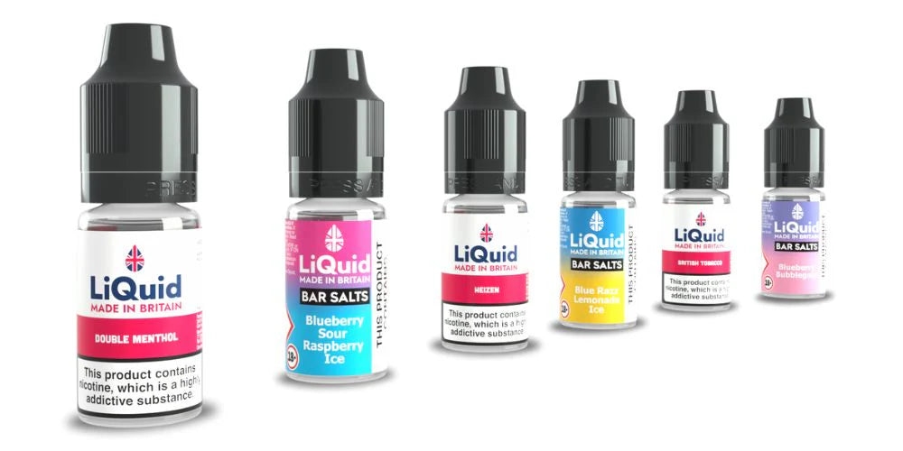 LiQuid Bottles In A Row