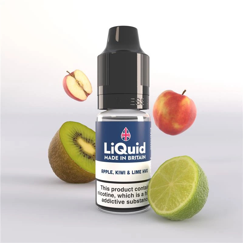 Apple, Kiwi & Lime HVG e-liquid by LiQuid