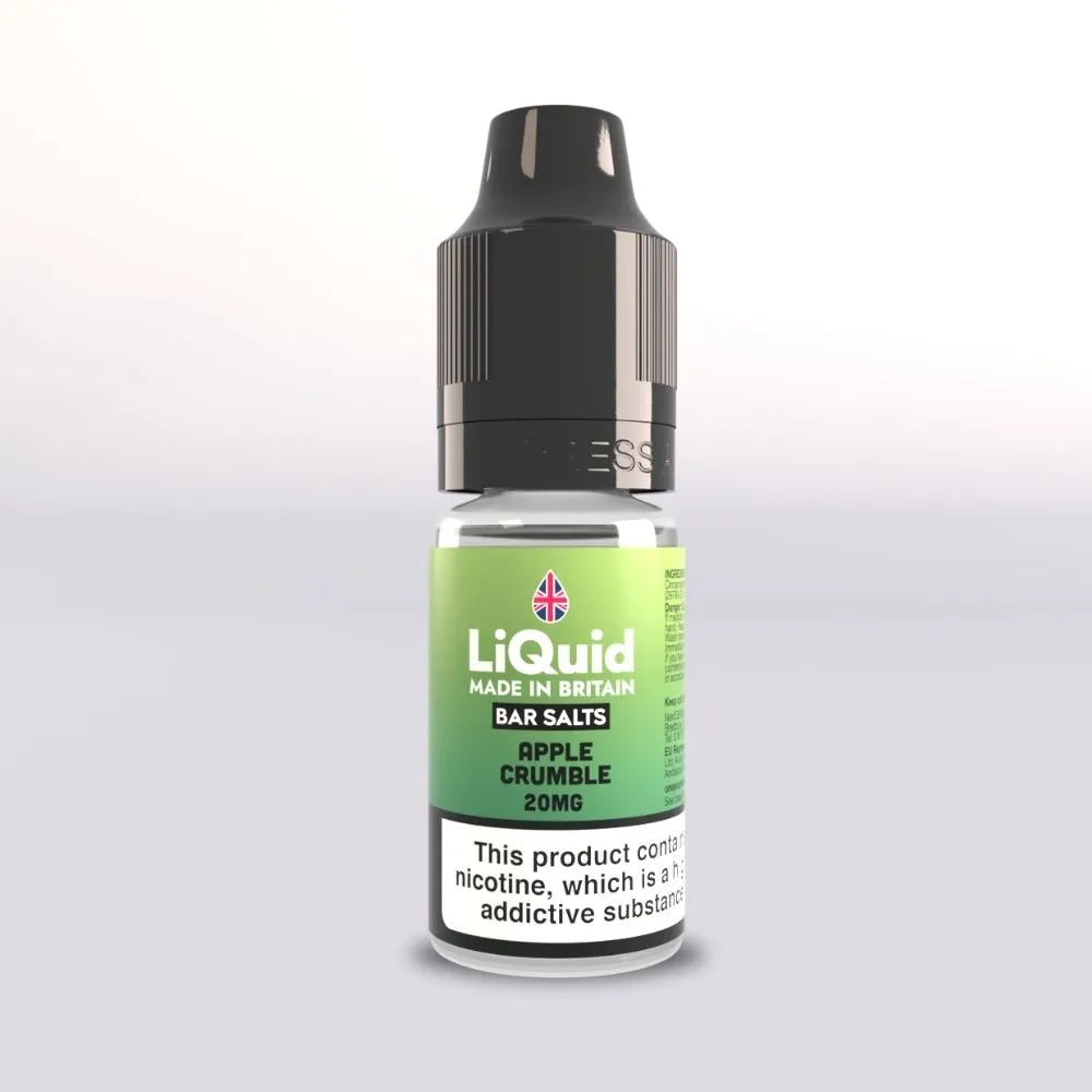 Apple Crumble - Nicotine Salt Vape Juice LiQuid UK Made 20mg