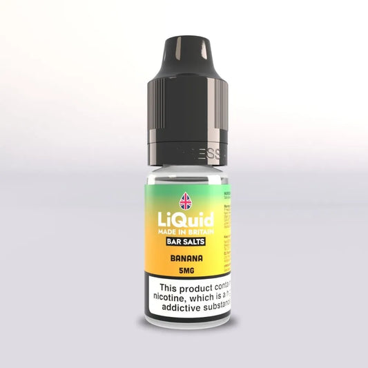 
Banana - Bar Salt Nicotine Salt Vape Juice LiQuid UK Made 5mg