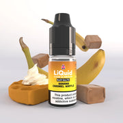 LiQuid Bar Salts Vape Juice 10ml - Banana Caramel Waffle