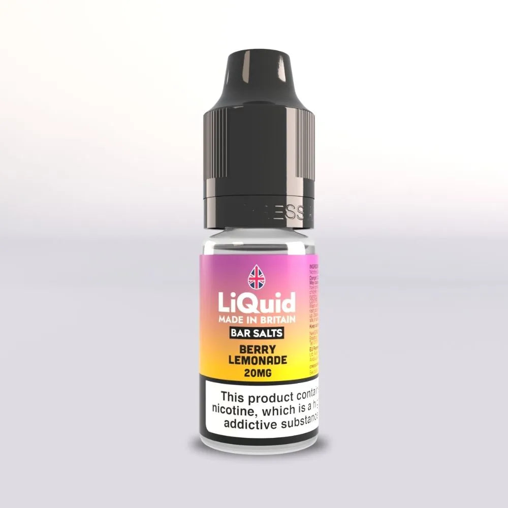 Berry Lemonade - Nicotine Salt Vape Juice Bar Salts LiQuid UK Made 20mg