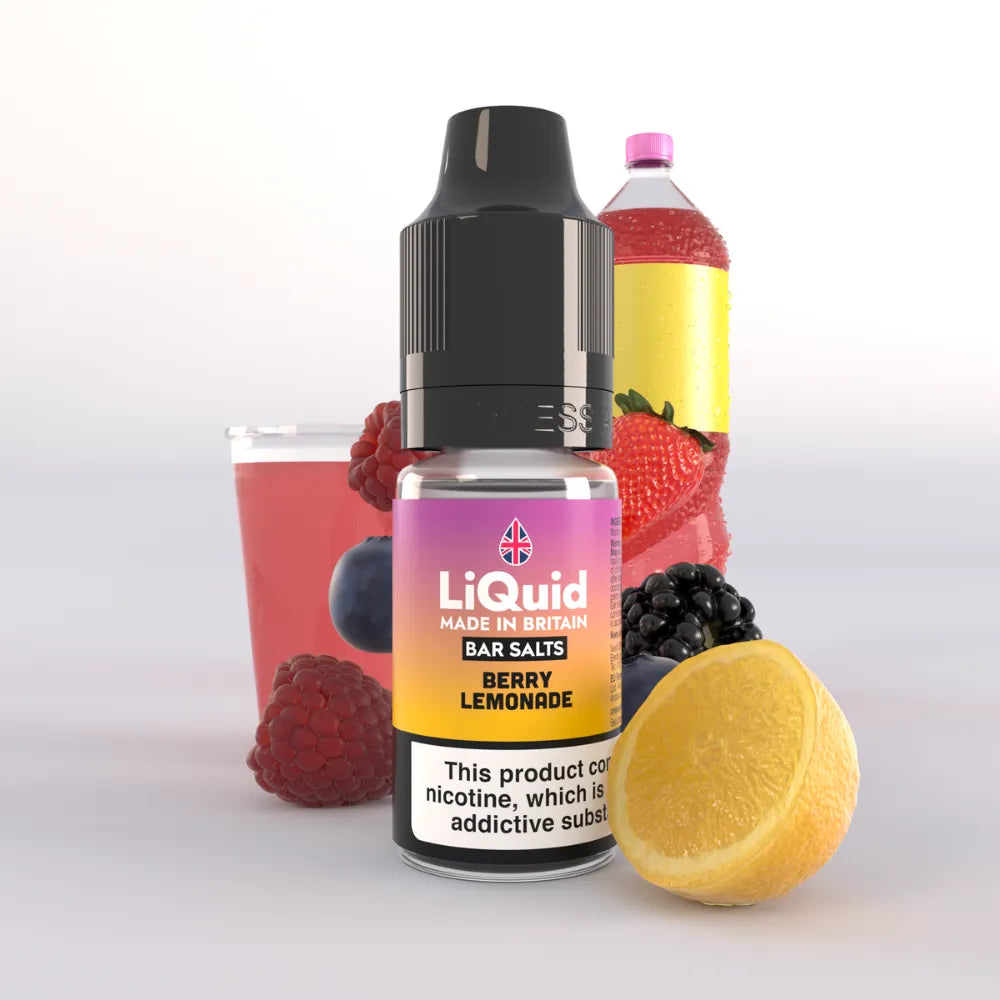 LiQuid Bar Salts Vape Juice 10ml - Berry Lemonade