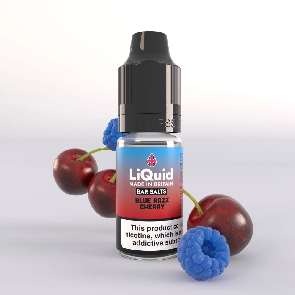 One Pound E-Liquid LiQuid Bar Salts Blue Razz Cherry 