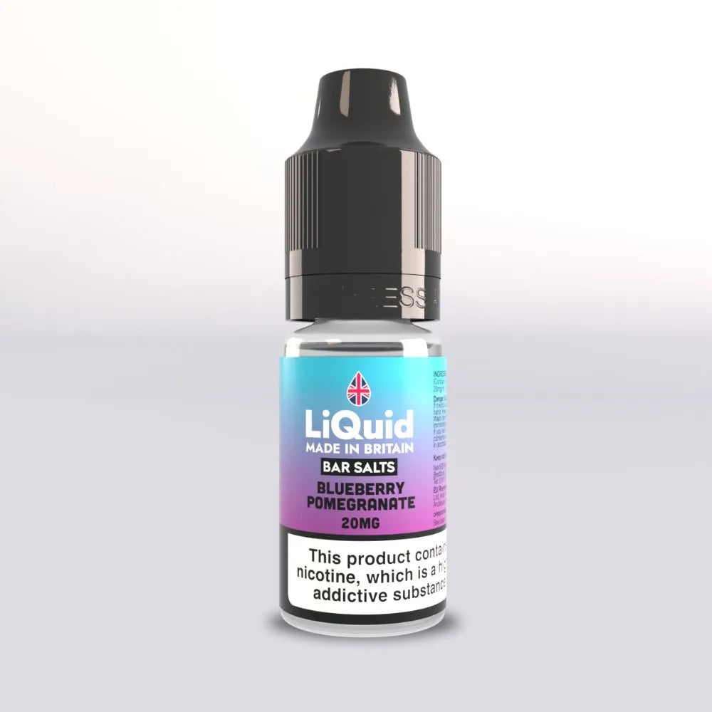 One Pound E-Liquid LiQuid Bar Salts 10ml bottle Blueberry Pomegranate 20mg