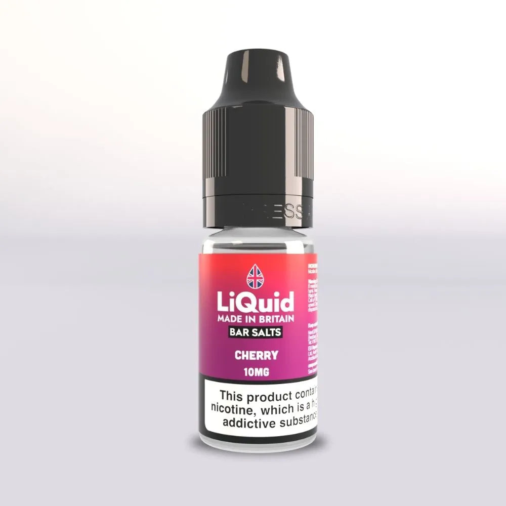 Cherry - Nicotine Salt Vape Juice Bar salts UK Made LiQuid 10mg