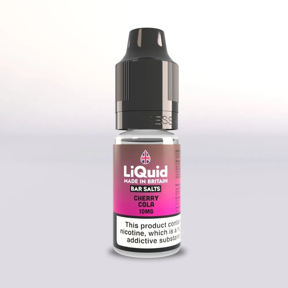 Cherry Cola - Nicotine Salt Vape Juice Bar Salts LiQuid UK Made 10mg