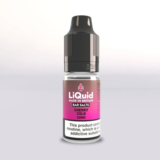 
Cherry Cola - Nicotine Salt Vape Juice Bar Salts LiQuid UK Made 20mg