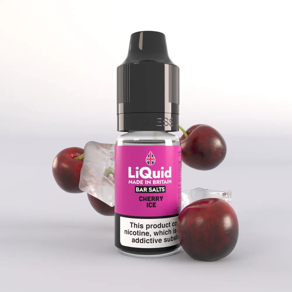 LiQuid Bar Salts Vape Juice 10ml - Cherry Ice